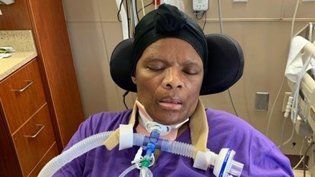 Woman suffered brain, spinal injuries when she crossed paths with police chase