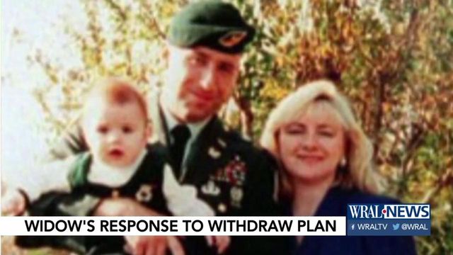 Widow speaks on plan to remove troops from Afghanistan 