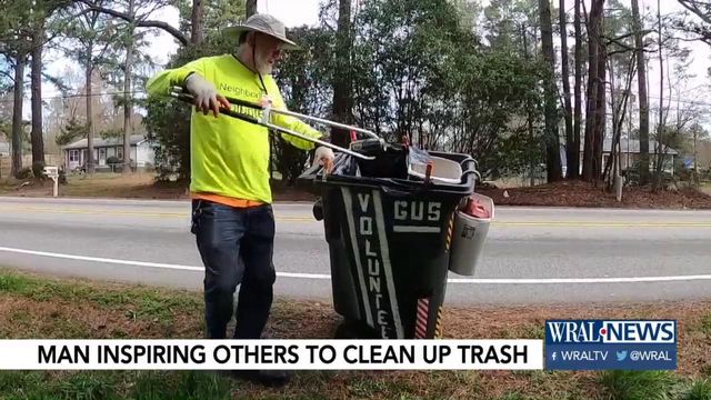 Raleigh man picks up 2,000 bags of litter, inspires others to join