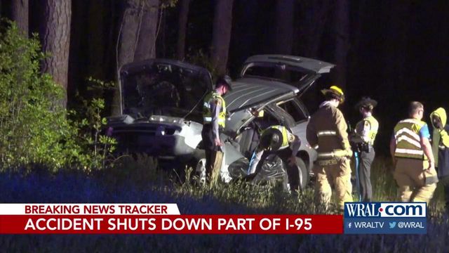 One person dead after car flips on I-95 near Rocky Mount 