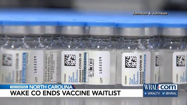 Wake County ends wait list for COVID-19 vaccine 