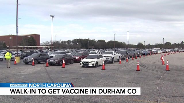 Lines no more: Vaccine supply outpaces demand in Durham