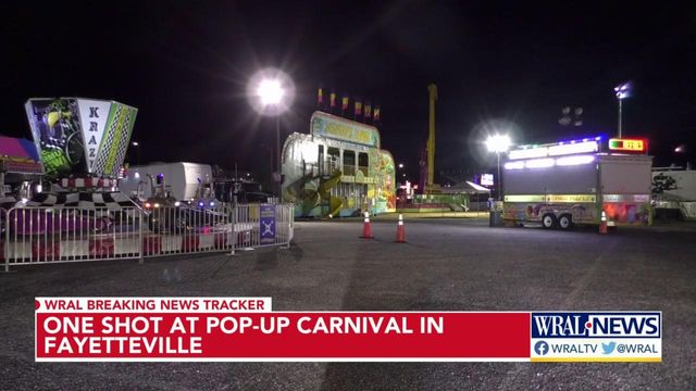 One person hospitalized after being shot at pop-up carnival 