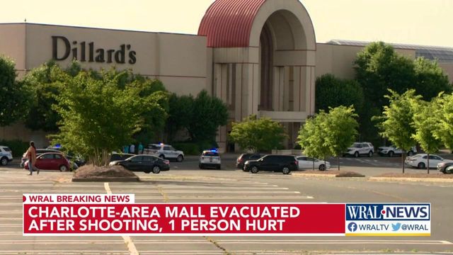 North Carolina mall evacuated after shooting, 1 person injured