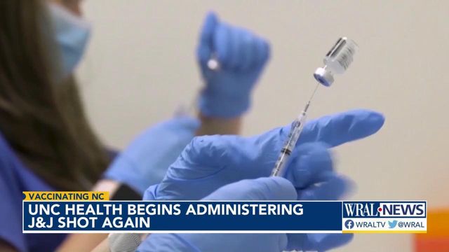UNC Health picks up J&J vaccine again