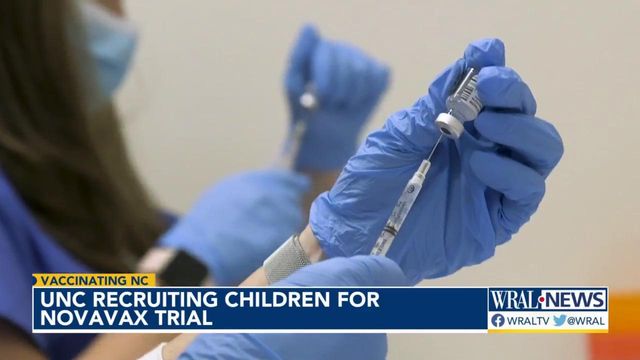 UNC recruiting children for Novavax COVID-19 trial 