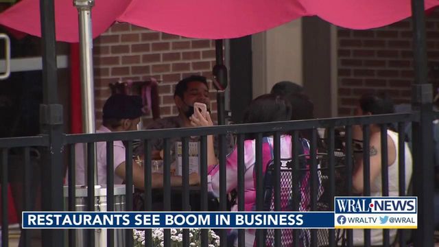 Triangle restaurants see business boom again