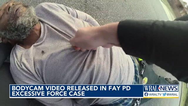 Bodycam footage released in Fayetteville police excessive force case 