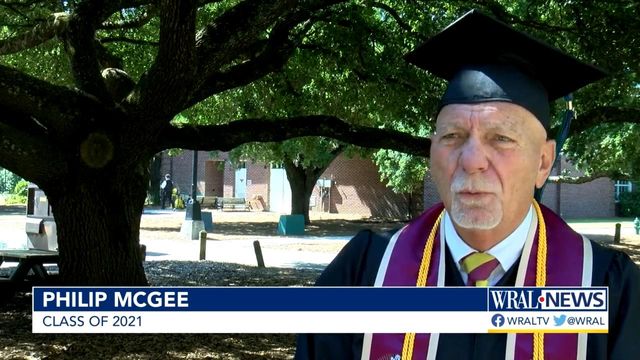 67-year-old man gets degree from UNCW 44 years after dropping out