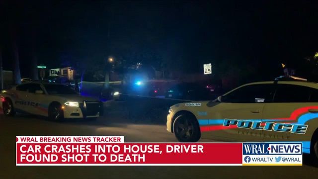 Man found shot to death after minivan crashes into Fayetteville