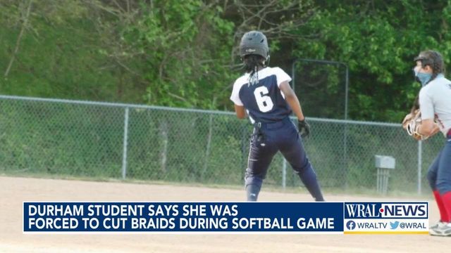 North Carolina student made to cut hair during softball game