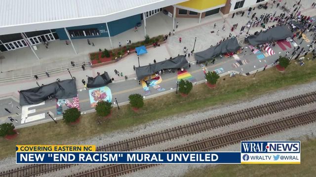 Artists hope to bridge Rocky Mount's racial divide with new mural 
