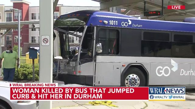 "It was traumatic:" Durham bus driver loses control, fatally strikes woman on sidewalk 