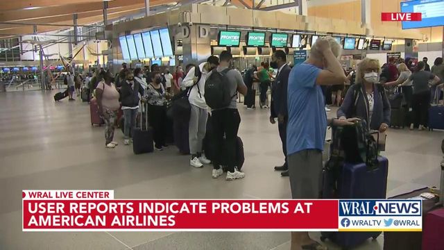 Outages for American Airlines impact travel at RDU