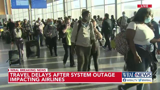Airline outages at RDU cause delays, headaches for travelers