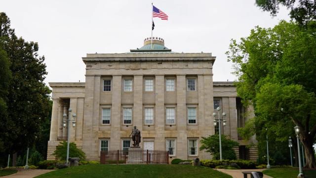 North Carolina State Capitol building. Photo taken May 22, 2021. 