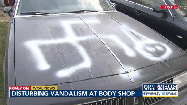 Black business owner targeted with racist graffiti 
