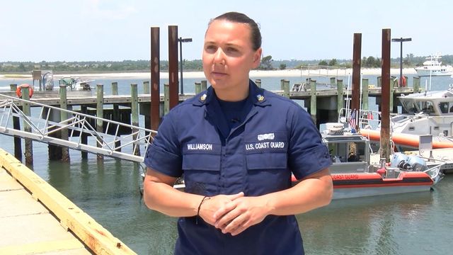 Off-duty Coast Guard member rescues three people from rip current 