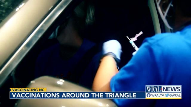 Vaccination rate decreasing around the Triangle