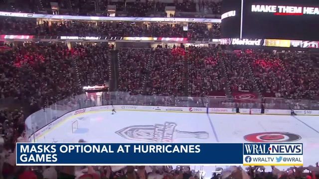 Masks optional at Hurricanes games worries health experts