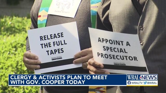 Activists plan to meet with Gov. Cooper over Andrew Brown Jr. bodycam footage