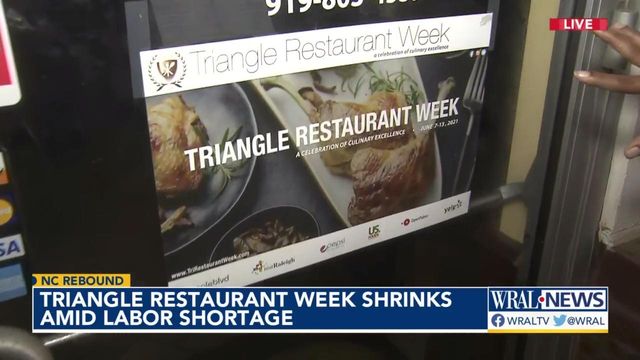 Triangle Restaurant Week shrinks amid labor shortage
