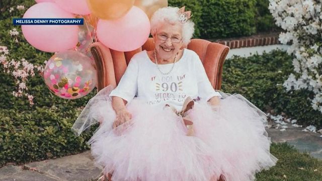 Glam photos help celebrate Winston-Salem grandmother's 90th birthday 