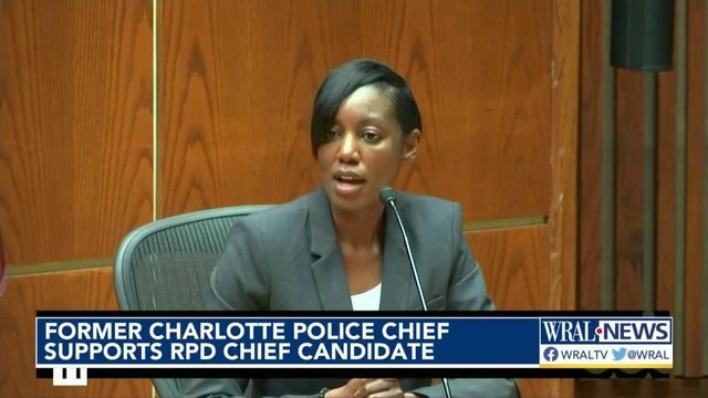 Former Charlotte police chief speaks in support of RPD chief candidate