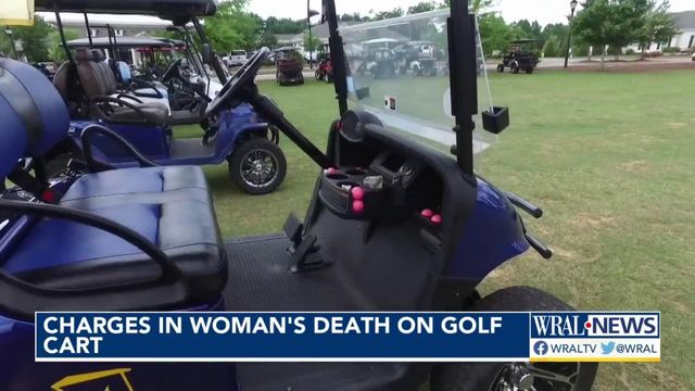 Man charged with DWI after woman dies riding in golf cart