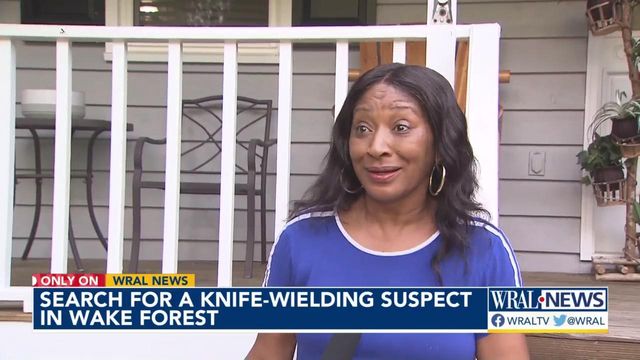 Only on WRAL: Neighbor of woman stabbed in Wake Forest says victim ran to her house for help