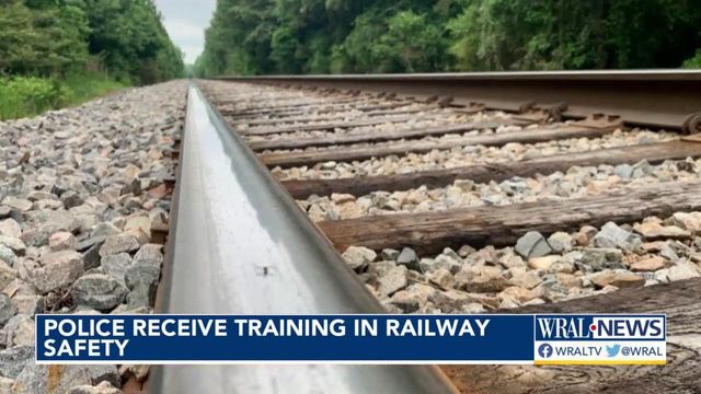 Apex police undergo train safety training after teen dies on tracks 
