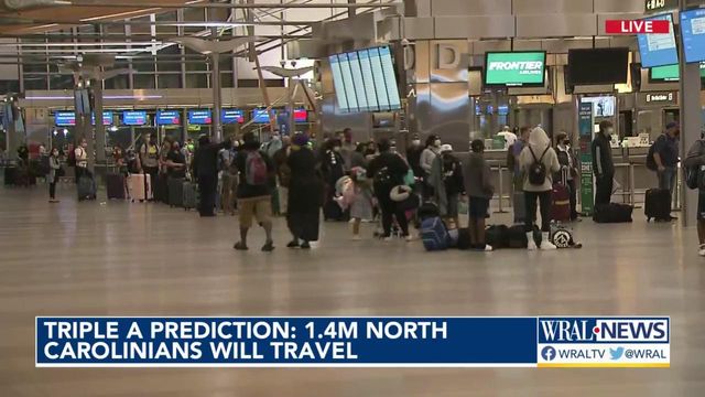 AAA predicts 1.4 million people will travel for holiday weekend