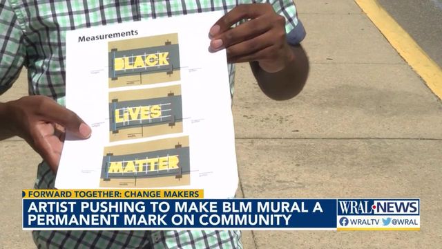 Artist pushing to make BLM mural a permanent mark on Elizabeth City