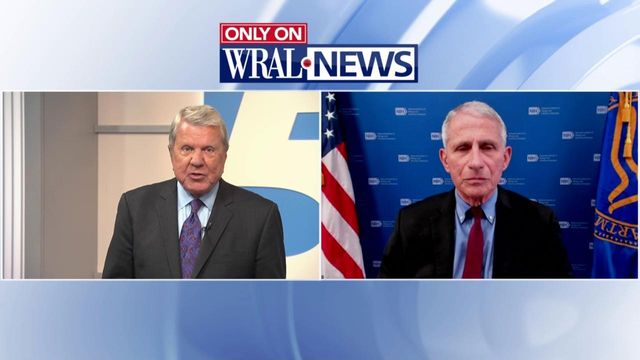 Fauci talks to WRAL about Delta, breakthrough cases, and vaccination push