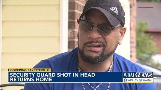 Security guard, former Marine on road to recovery after near-fatal gunshot