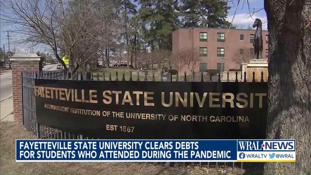 Fayetteville State to forgive $1.6 million of student debt 