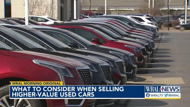What to consider when selling a high-value used car