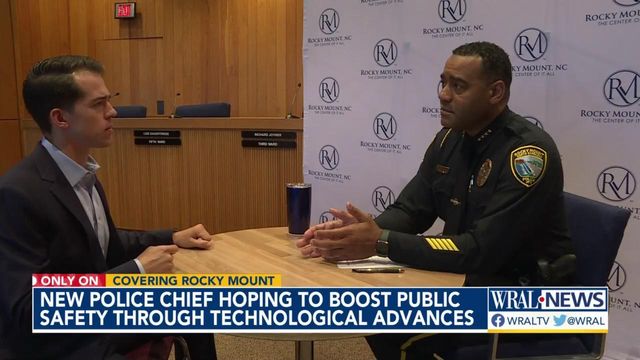Rocky Mount's new police chief implementing new technology to fight crime 