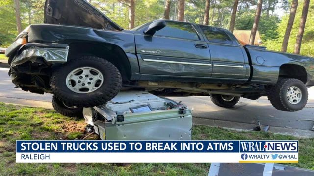 Police: Stolen pickups used to break into ATMs