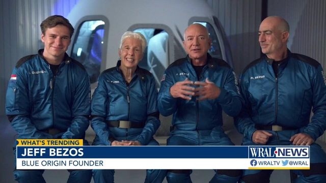 Bezos, crew prep for historic space flight Tuesday