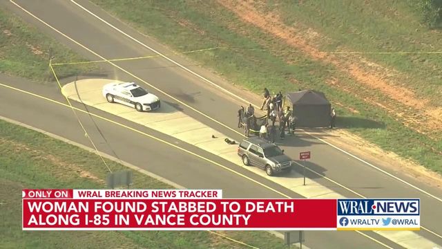 Woman found stabbed to death on I-85 exit ramp