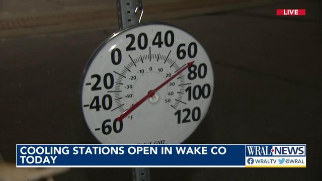Wake County cooling stations hope to bring relief for extreme heat