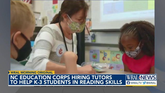 NC Education Corps helping K-3 students needing a boost during COVID