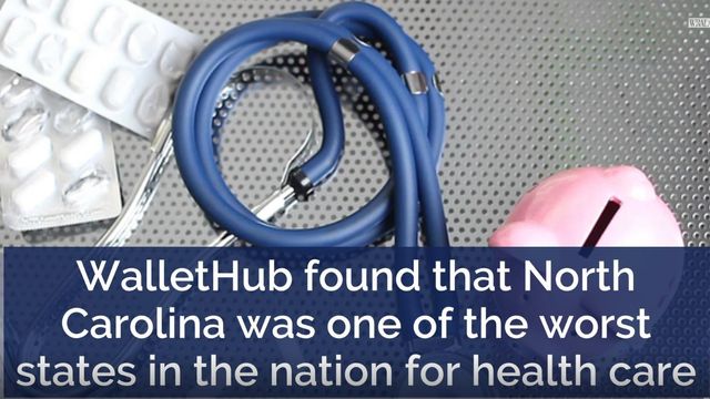 WalletHub study: North Carolina one of the most expensive places to receive medical care