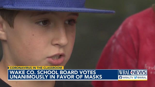Parents, students react as Wake County school board votes to continue mask mandate