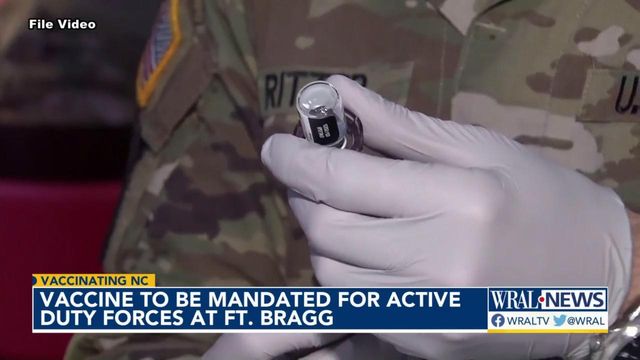 Vaccination critical for readiness of Fort Bragg troops, officials say