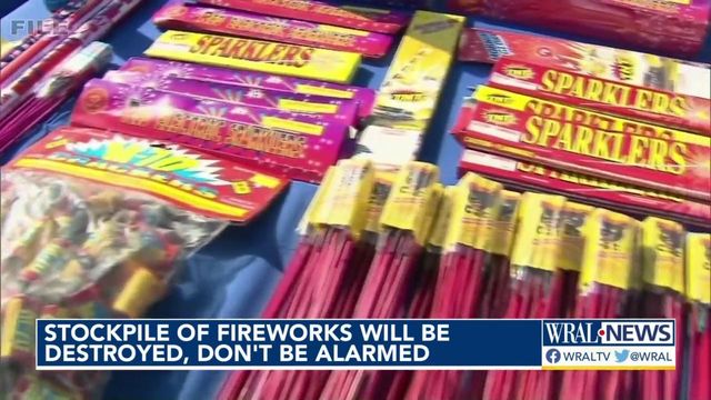 Disposal of fireworks stockpile over quarry could lead to road closure in Hillsborough 