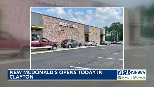 McDonald's opens in Clayton along Highway 42