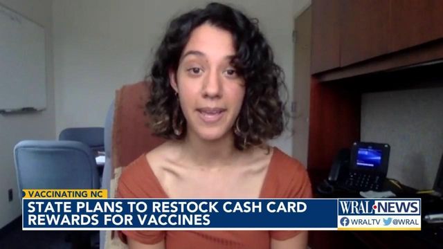 Gift cards run out for vaccine incentive; NC DHHS says they'll be restocked next week