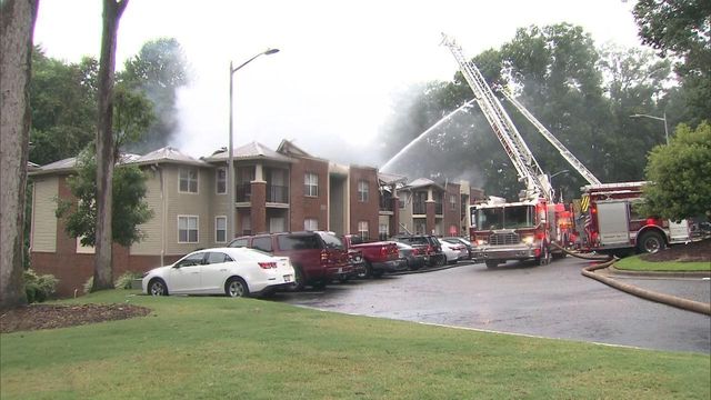 24 apartment units burned in large Fayetteville fire